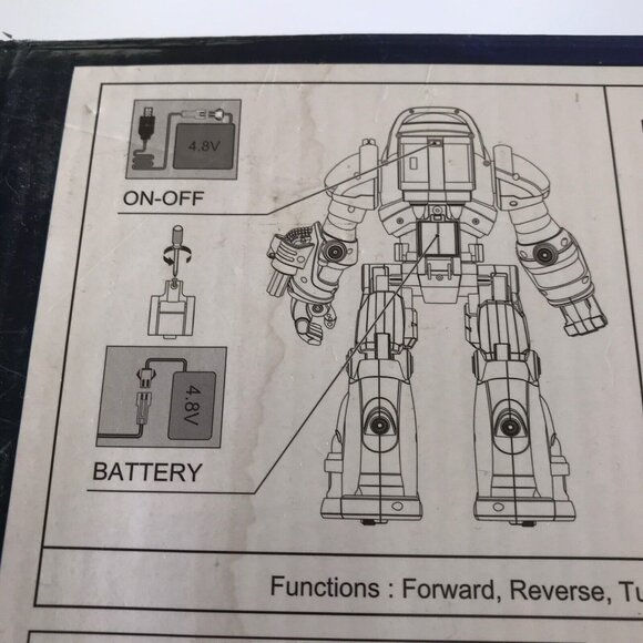 New Rastar RS-Robot Animated Spaceman Cyborg Kingbot Remote Controlled 11 Func - Picture 4 of 10